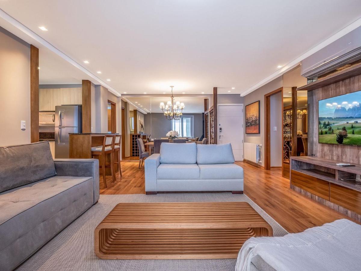 Flores Da Montanha 204C - Apto Borges De Medeiros Gramado 600 Metros Rua Cobertaアパートメント エクステリア 写真