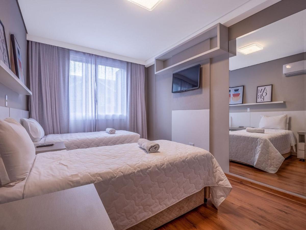 Flores Da Montanha 204C - Apto Borges De Medeiros Gramado 600 Metros Rua Cobertaアパートメント エクステリア 写真